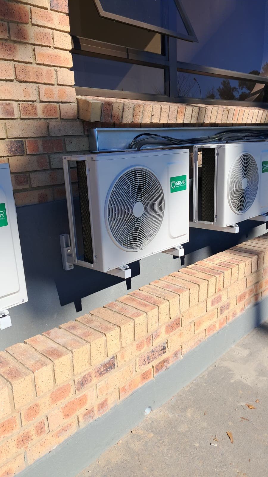 Commercial condenser installation